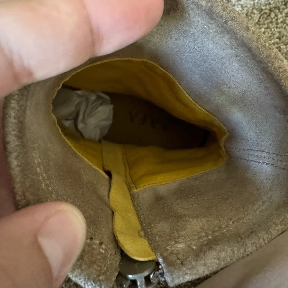 Jafa 489 Cactus Ankle Boots Size 38 Taupe Leather Sundance - Picture 7 of 11